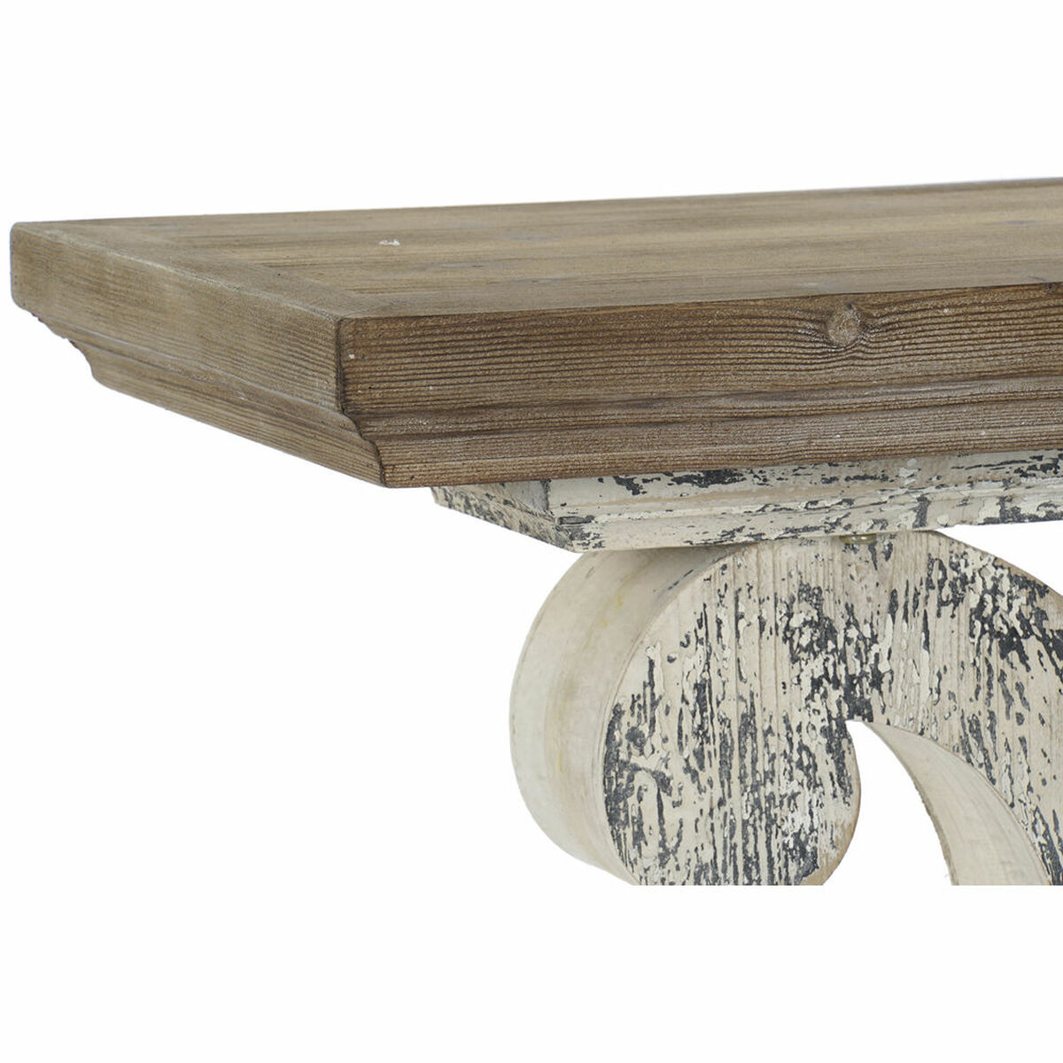 Mottagare DKD Home Decor Vit Brun 120 x 36 x 92 cm